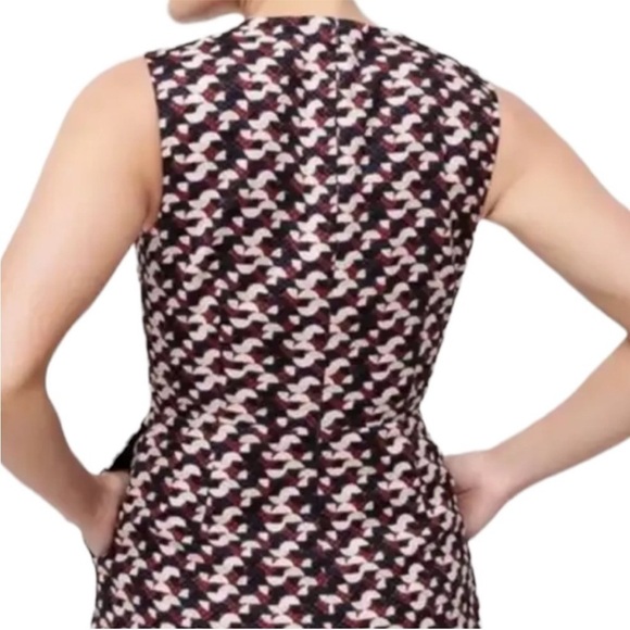 EUC J. Crew Portfolio Dress Geometric Print Women’s Size 0 - Picture 2 of 11